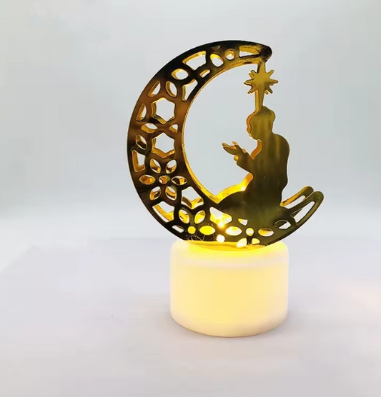 crescent sujud night light